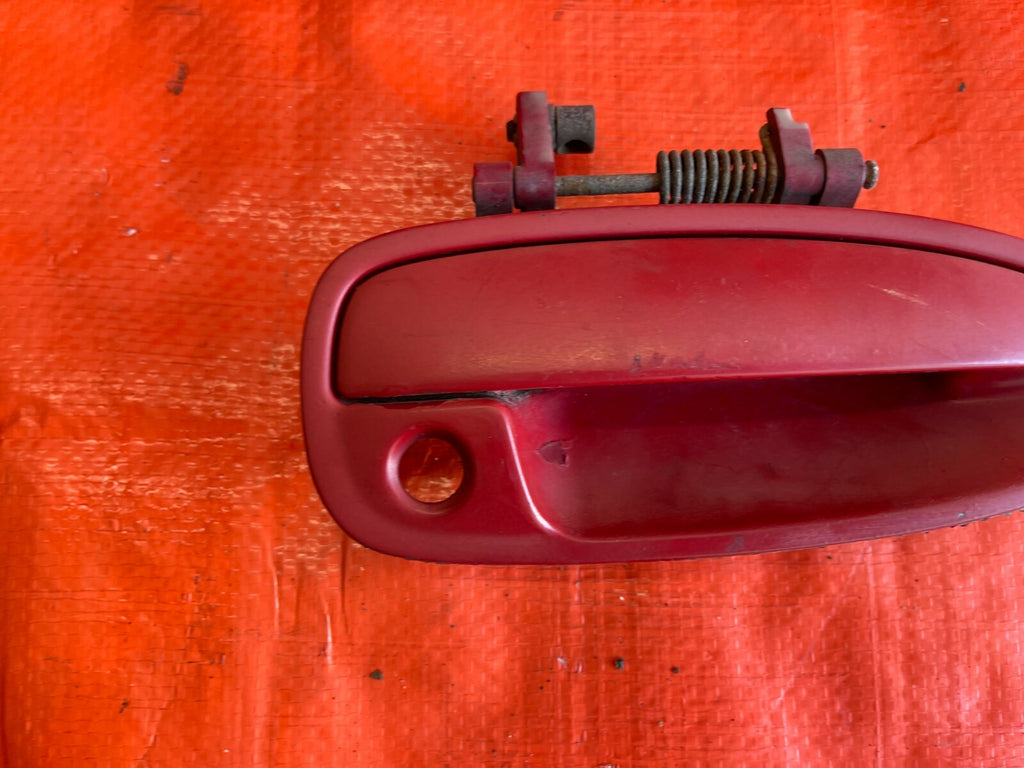 94 01 ACURA INTEGRA   EXTERIOR   PASSENGER RIGHT FRONT   DOOR HANDLE   RED   OEM4
