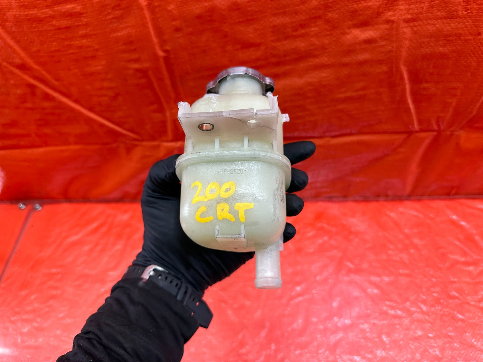 2018 18 INFINITI Q60 RED SPORT   COOLANT OVERFLOE EXPANSION TANK   REVIEW PICS9