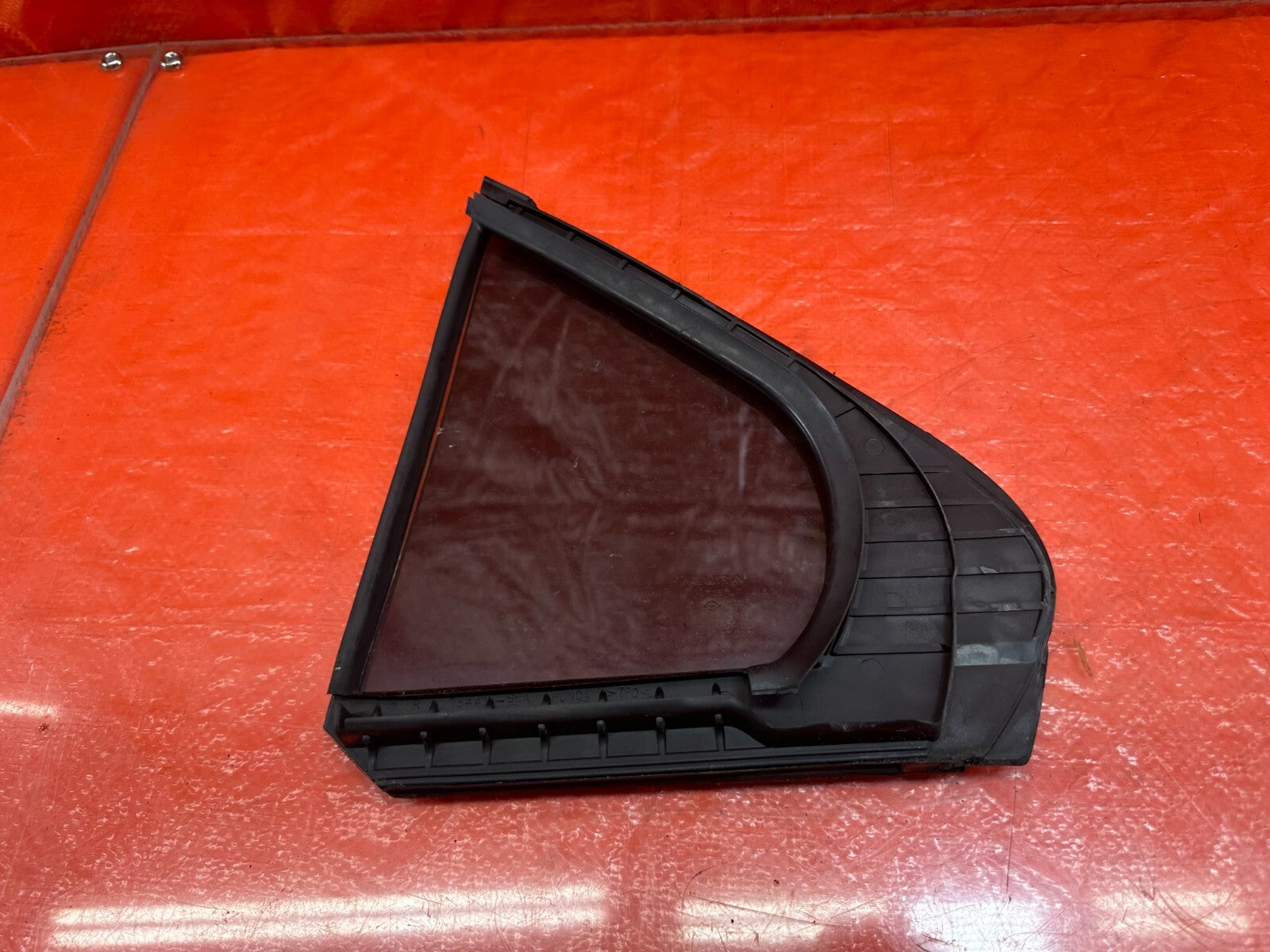 04 08 ACURA TSX   PASSENGER RIGHT REAR   DOOR VENT GLASS   OEM FACTORY #1968