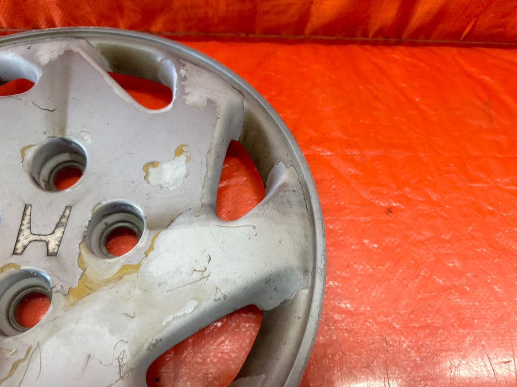 92 93 HONDA CIVIC SI & EX 7 SPOKE PLASTIC FACTORY HUB CAP WHEEL COVER OEM 199 16