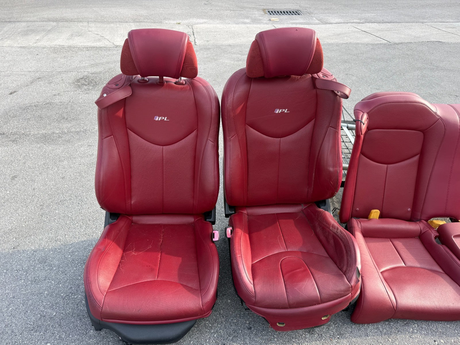 INFINITI G37 Q60 CONVERTIBLE IPL EDITION FRONT SEATS REAR SEATS DOOR PANELS OEM1