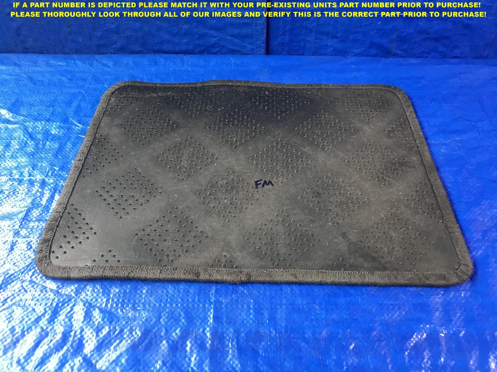 OEM 2004 2005 04 05 LANCER EVOLUTION VIII 8 REAR FLOOR MAT 1