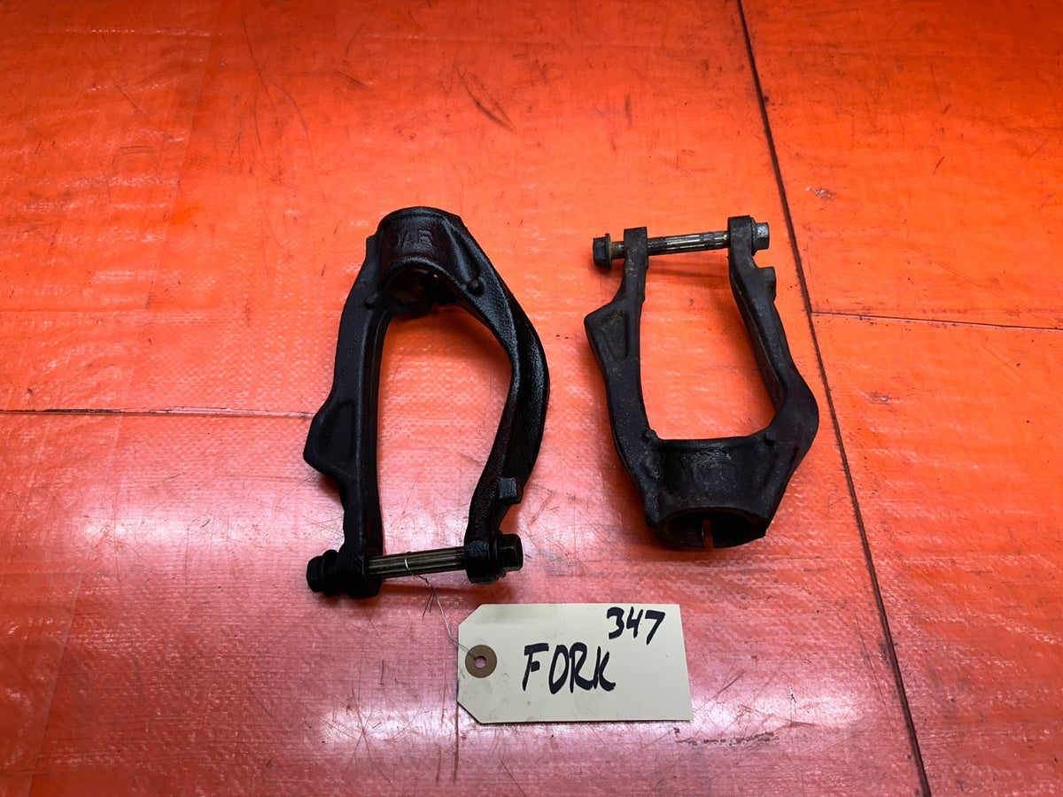 2004-2008 ACURA TL FRONT SUSPENSION SHOCK CLEVIS FORKS PAIR LH RH OEM #3470