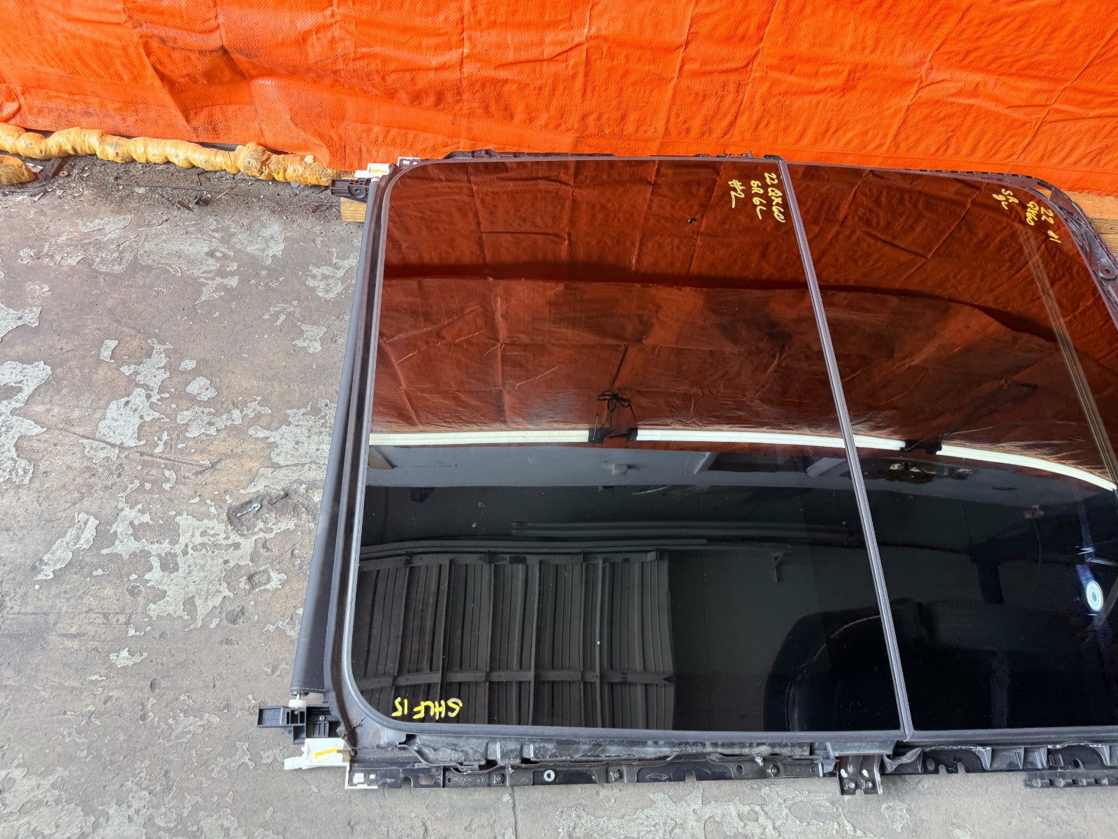 2022-2026 INFINITI QX60 FRONT & REAR PANORAMIC SUNROOF ROOF GLASS PANEL OEM OE17