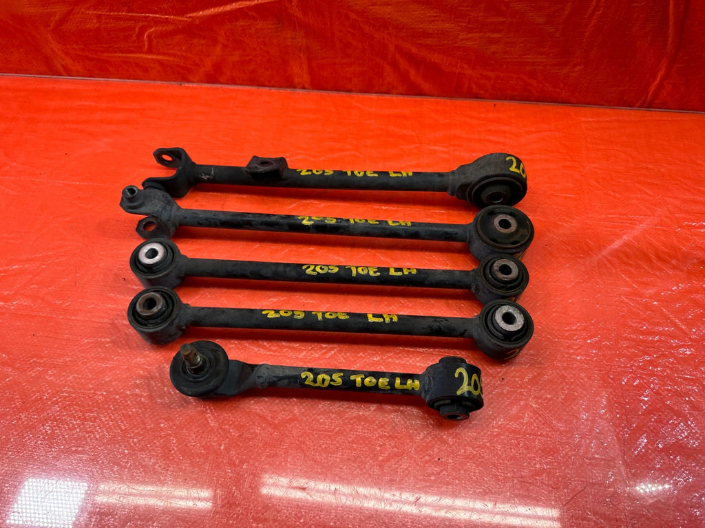 04 08 ACURA TSX   DRIVER LEFT REAR   LOWER CONTROL ARM SET OF 5   ALL ARMS #2054