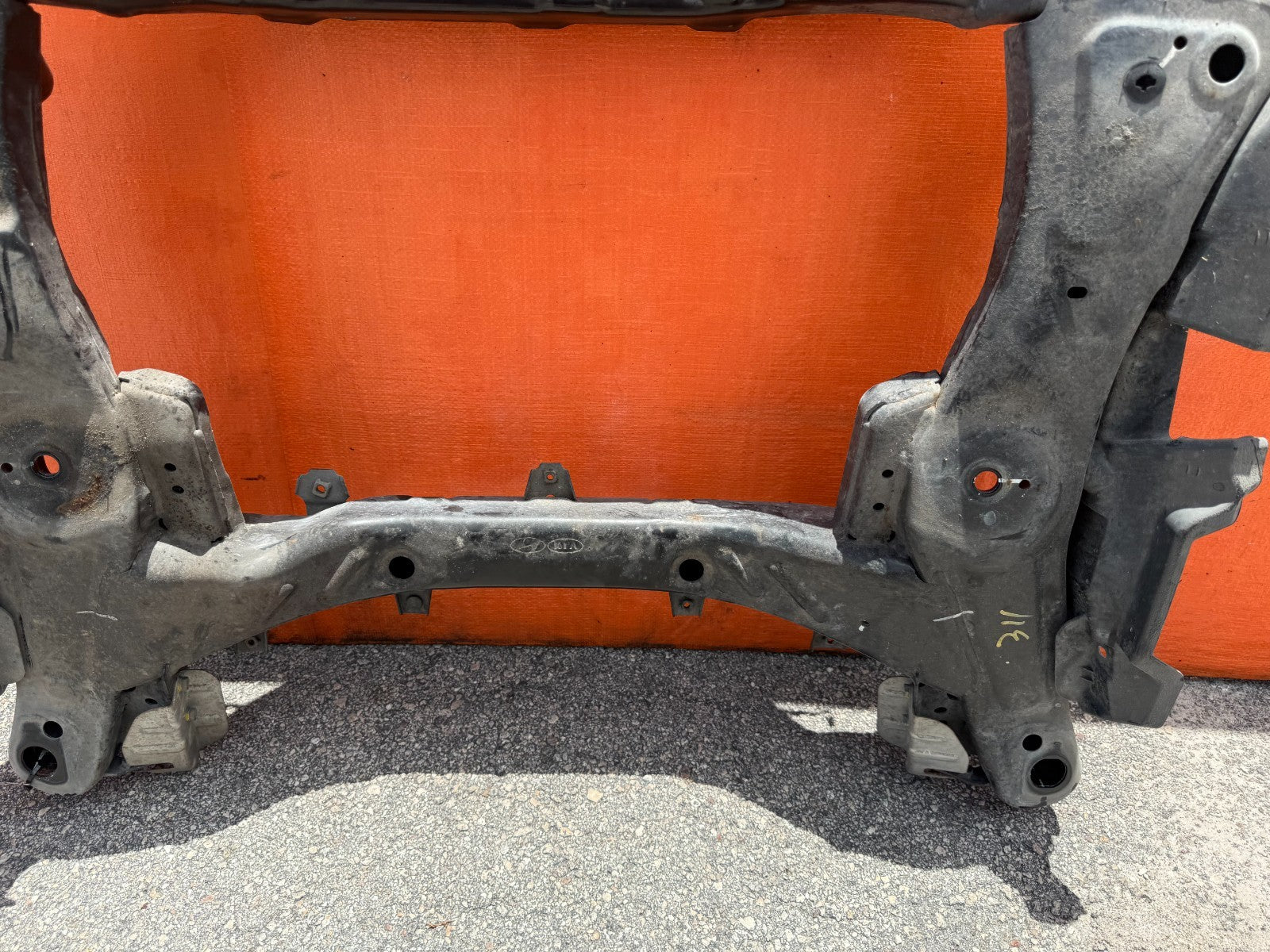 13 16 HYUNDAI GENESIS COUPE FRONT SUBFRAME CROSSMEMBER K FRAME ENGINE CRADLE OEM13