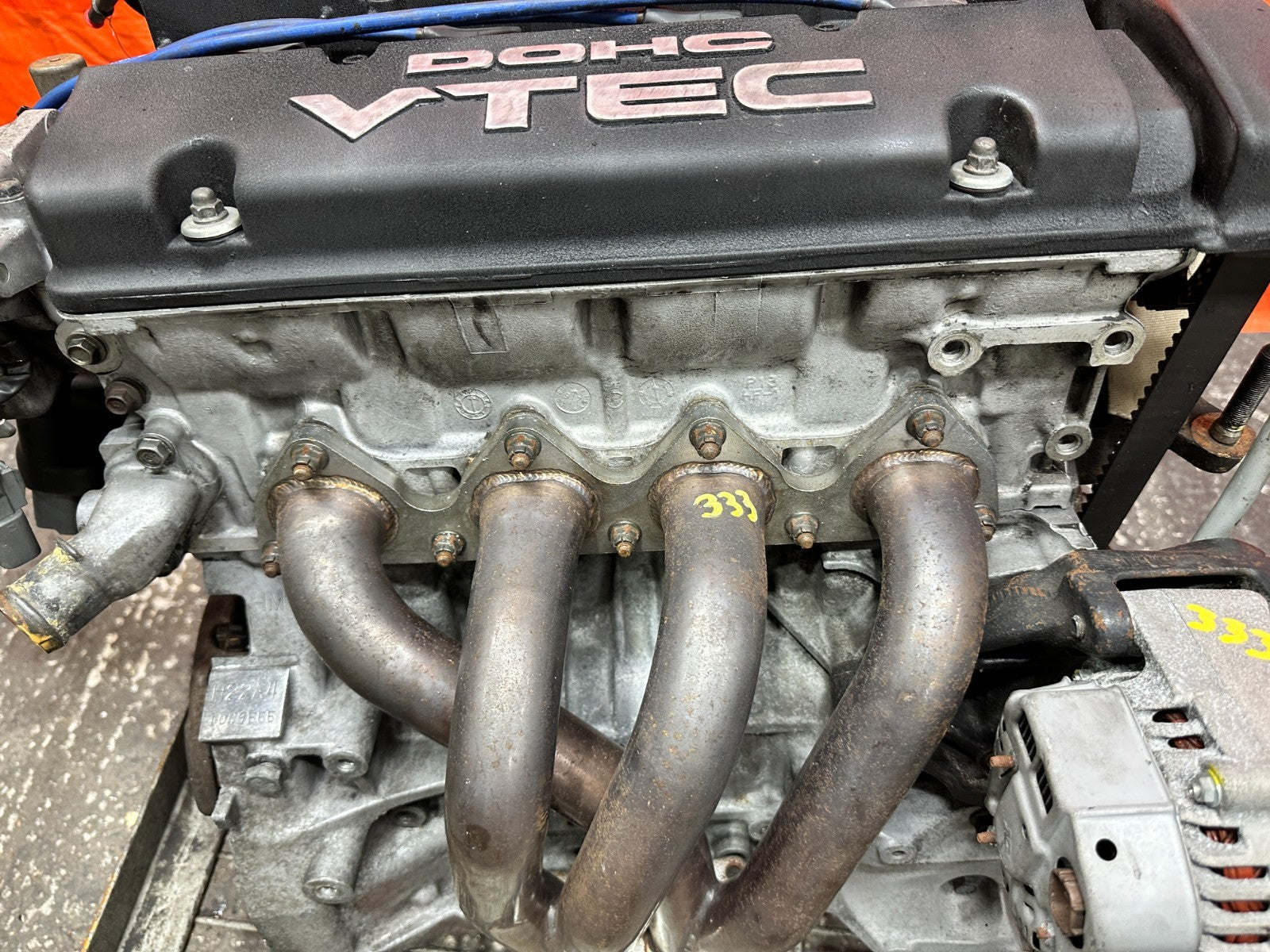 97 01 HONDA PRELUDE 2.2L H22A4 NON SH ENGINE MOTOR LONG BLOCK ASSEMBLY OEM #DNP7