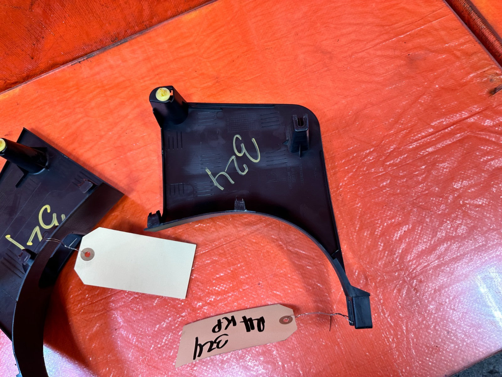 18 22 HONDA ACCORD 1.5L   LEFT AND RIGHT INTERIOR KICK PANELS   BLACK   OEM #32413