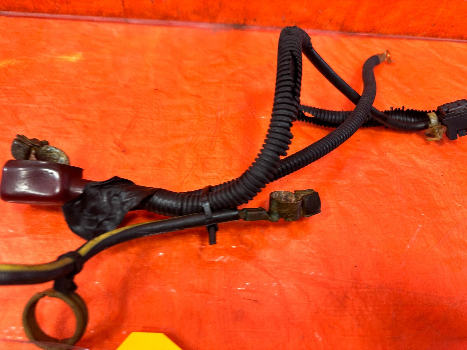 96 00 HONDA CIVIC NEGATIVE & POSITIVE TERMINAL CHARGE STARTER HARNESS   OEM #2972