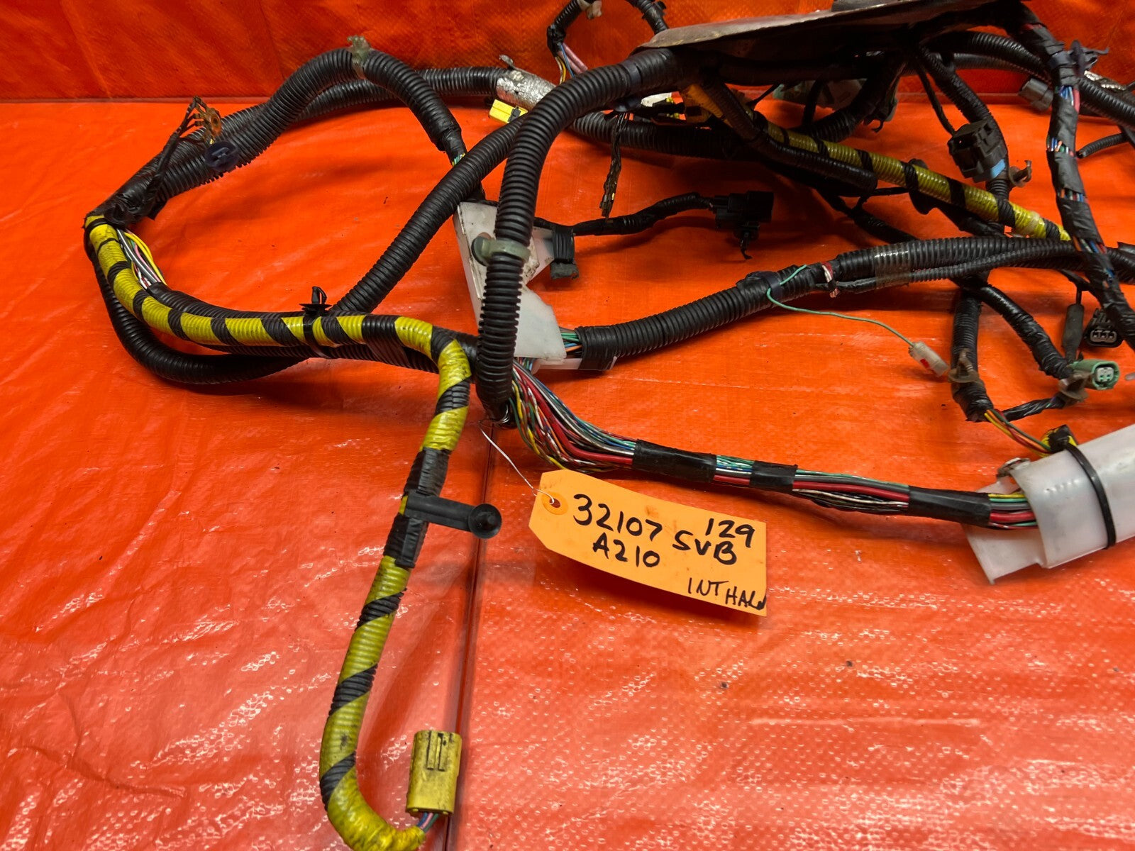 2008 08 HONDA CIVIC   SI 2D COUPE   INTERIOR FLOOR WIRING HARNESS WIRE LOOM #1297