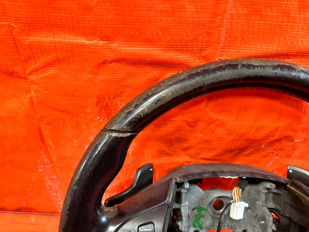 2013 13  HYUNDAI GENESIS COUPE TRACK  STEERING WHEEL W/ PADDLE SHIFTERS OEM 2991