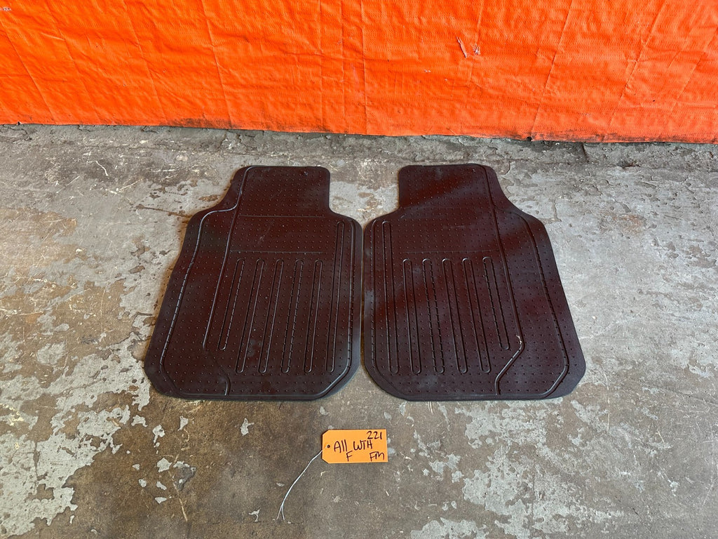 96 00 HONDA CIVIC COUPE   ALL WEATHER FLOOR MAT SET   LEFT RIGHT FRONT   #2217