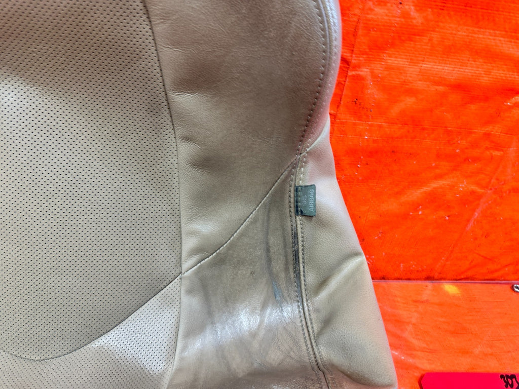 09 11 MAZDA RX8 RX 8   DRIVER LEFT FRONT UPPER SEAT SKIN WRAP TAN   OEM 3033