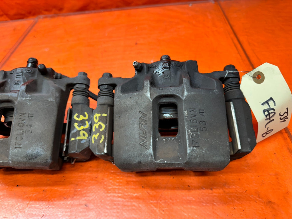 04-05 ACURA TSX 2.4L FRONT BRAKE CALIPERS PAIR LEFT DRIVER RIGHT PASS OEM #3398