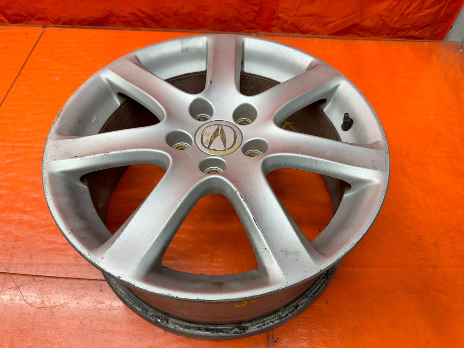 04 08 ACURA TSX 2.4L 17 INCH 7 SPOKE ALLOY WHEEL RIM 17x7 5x114.3 OEM FACTORY  112