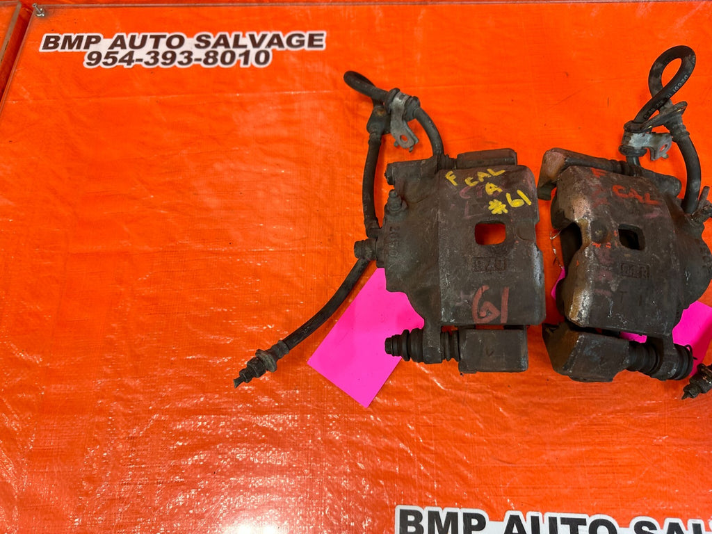 90 91 HONDA CRX BASE MODEL   FRONT BRAKE CALIPER SET CALIPERS LEFT RIGHT OEM #6110