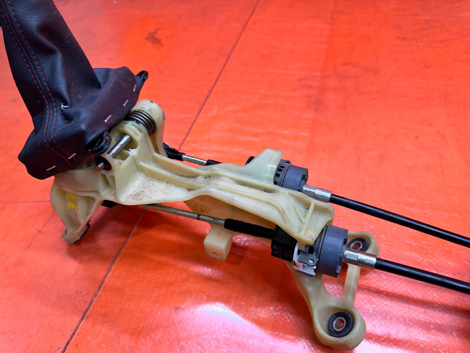 13 15 HONDA CIVIC SI 2.4L MT SHIFTER BOX W/ CABLES & ALUMINUM BRACKETS OEM #DNP7