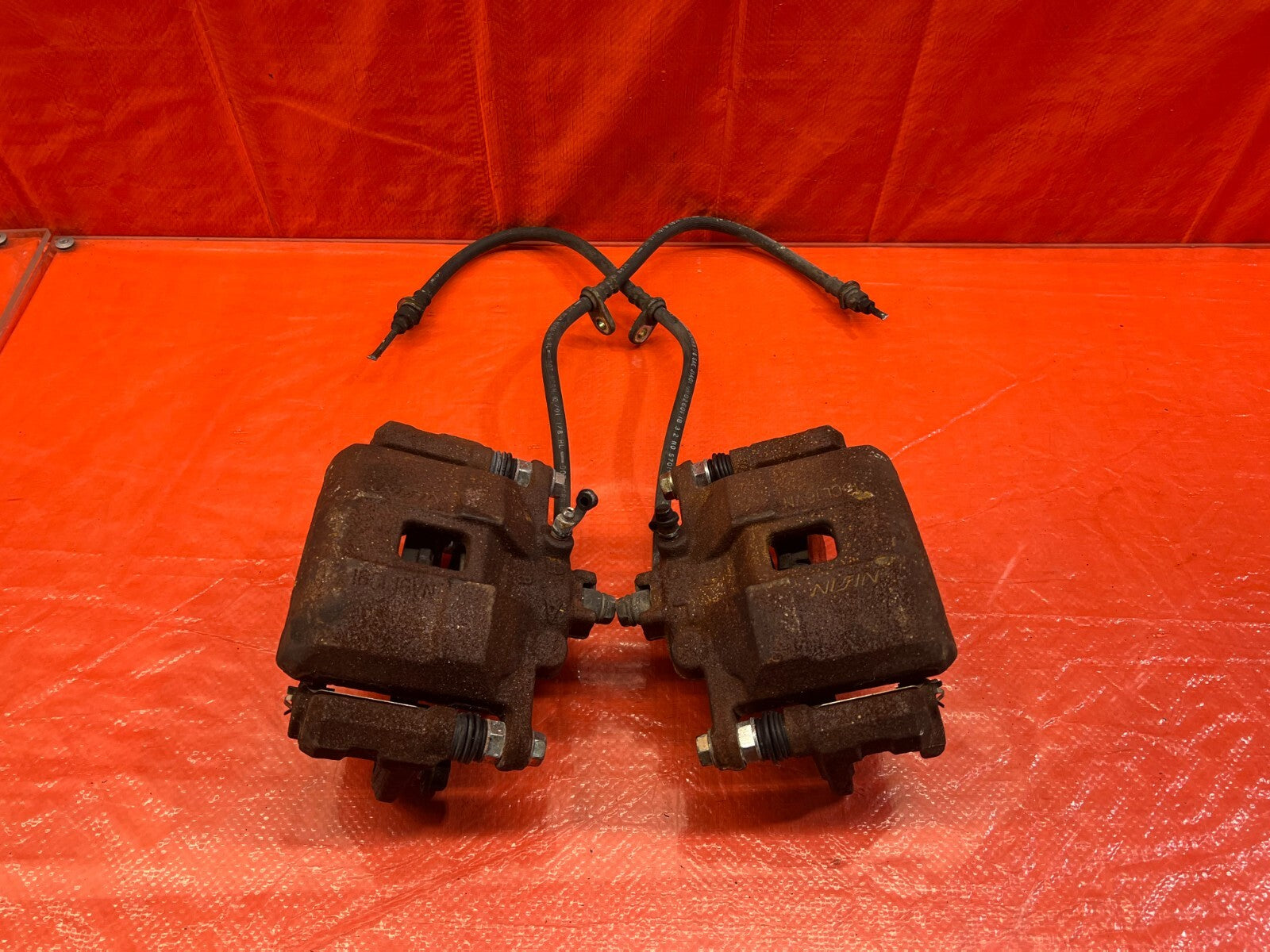 02 06 ACURA RSX TYPE S   FRONT BRAKE CALIPER SET CALIPERS LEFT AND RIGHT OEM 1400