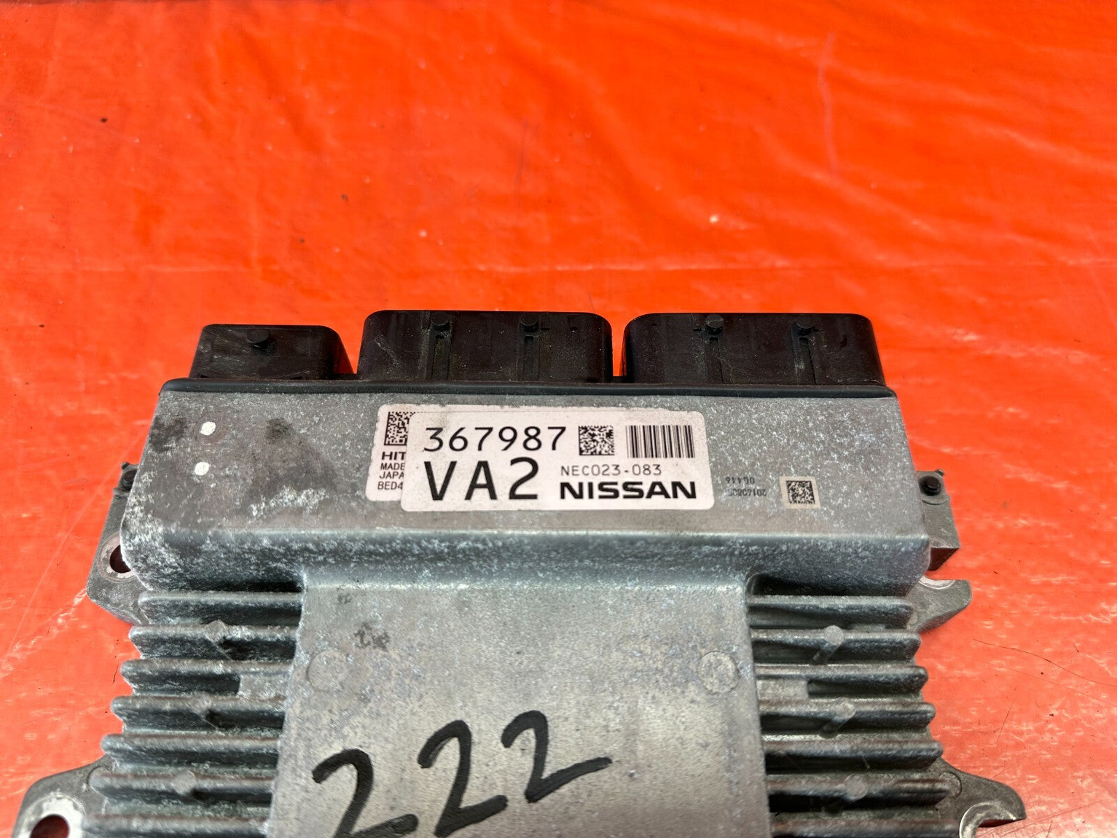 2017 17 INFINITI Q50 RED SPORT 400   ENGINE COMPUTER ECU CONTROL MODULE ECM #2222