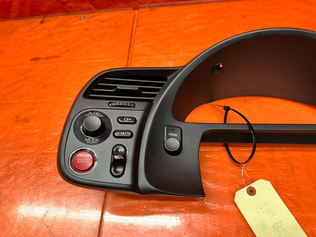 00-03 HONDA S2000 AP1 2.0L INSTRUMENT GAUGE CLUSTER DASH TRIM SURROUND BEZEL #3312