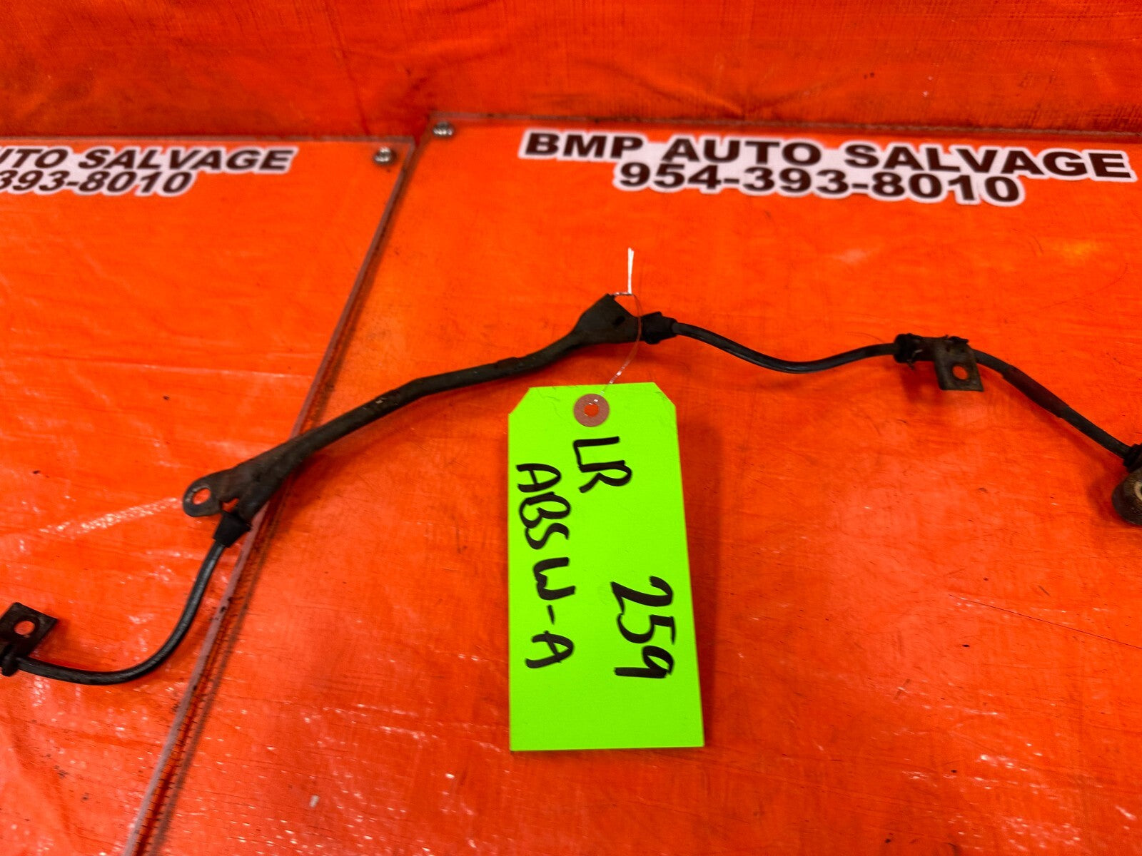 97 01 HONDA PRELUDE   ABS WIRE / SPEED SENSOR   LEFT REAR   OEM FACTORY #2595