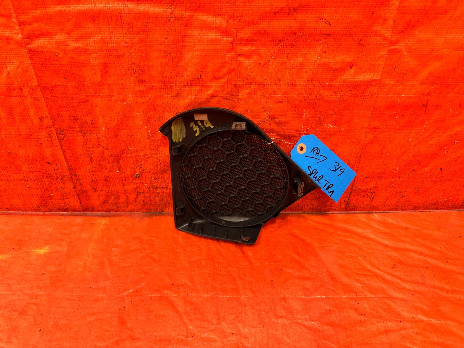 96 00 HONDA CIVIC   COUPE & HATCH DARK GRAY RIGHT DOOR PANEL SPEAKER COVER 3193