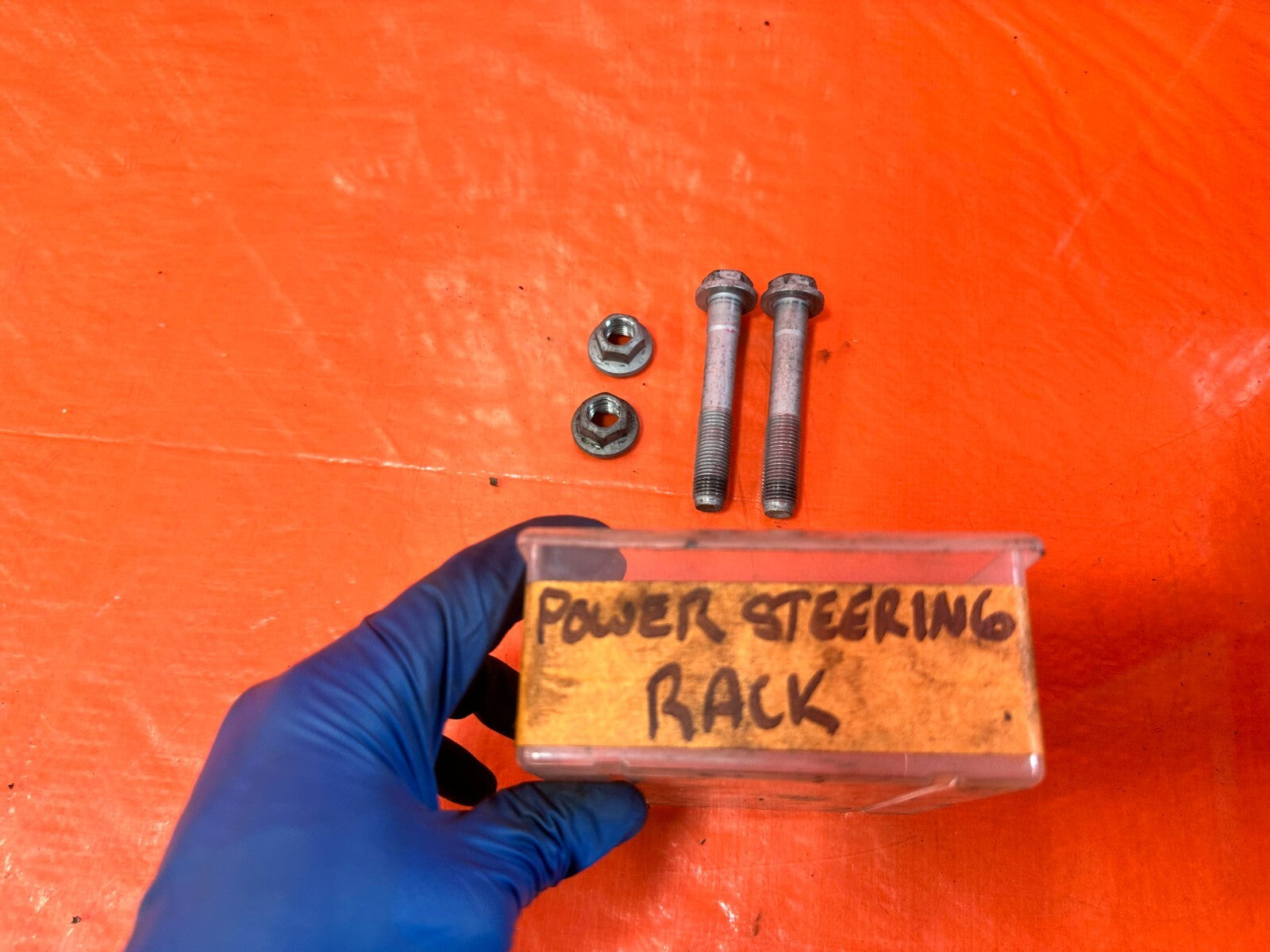 17 20 INFINITI Q60   POWER STEERING RACK BOLTS BRACKETS HARDWARE   OEM #2894