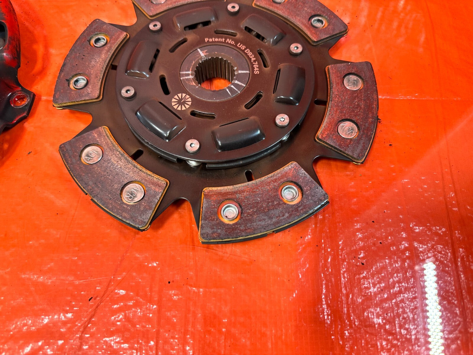 12 15 HONDA CIVIC SI   ACTION RACING BRAND   6 PUCK SPRUNG CLUTCH PRESSURE PLATE5