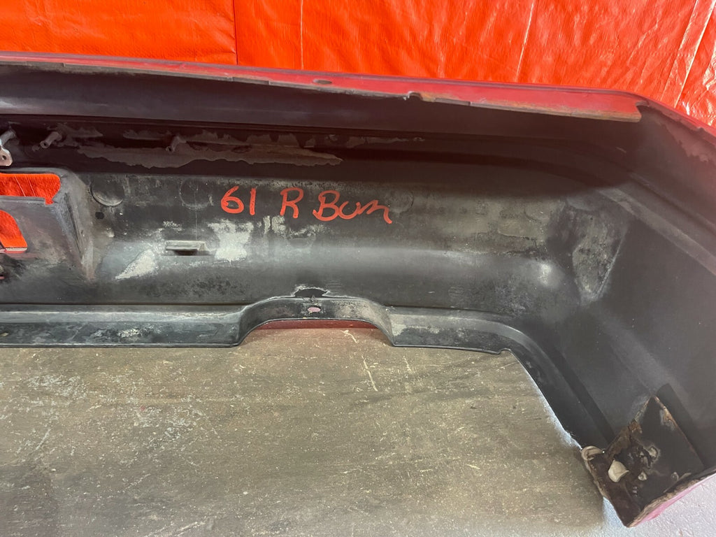 90 91 HONDA CRX   REAR   BUMPER COVER   PAINTED RED   GENUINE FACTORY OEM #6111