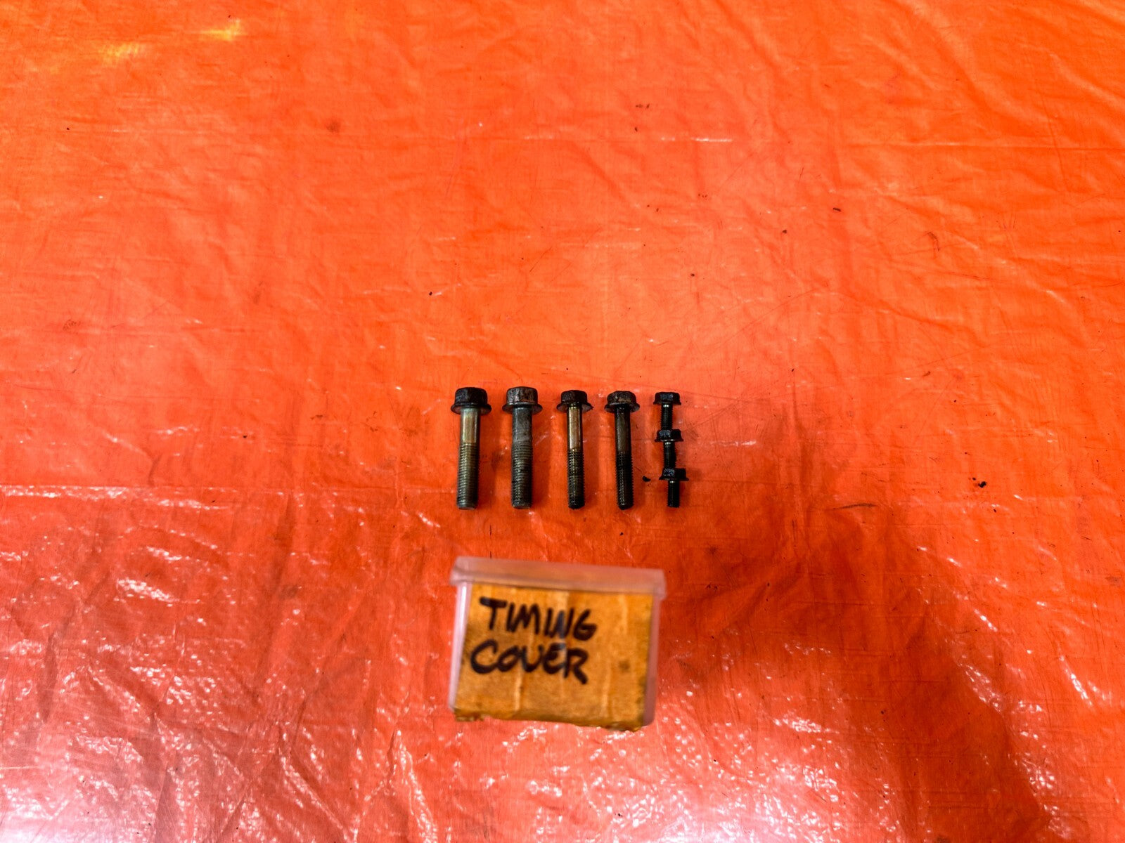 93 97 HONDA DEL SOL   LOWER ENGINE BRACKET BRACE BOLTS HARDWARE   OEM #2950
