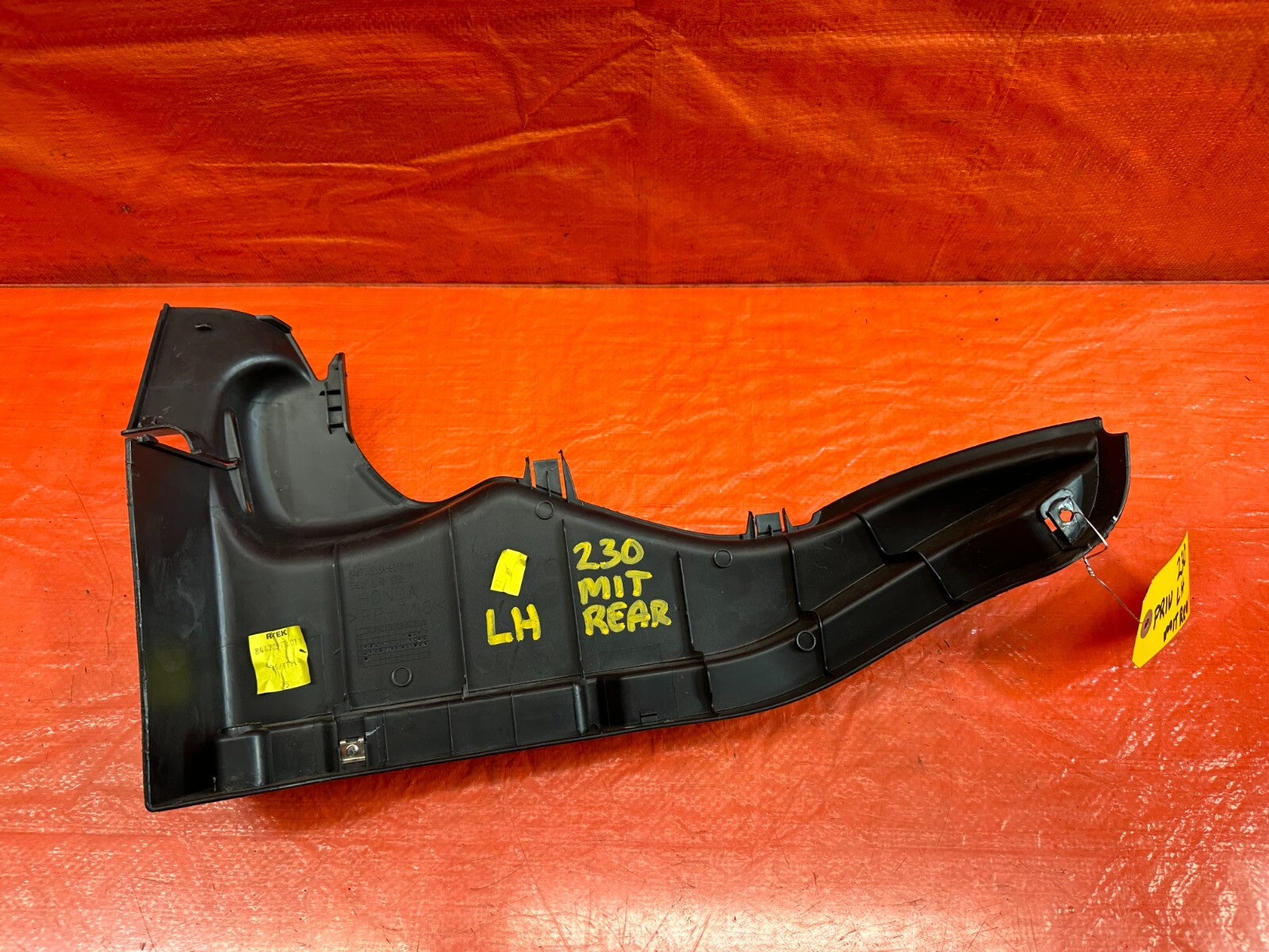 02 05 HONDA CIVIC SI EP3 HATCH LEFT CARGO TRAY PLASTIC PANEL DRIVER OEM 2304