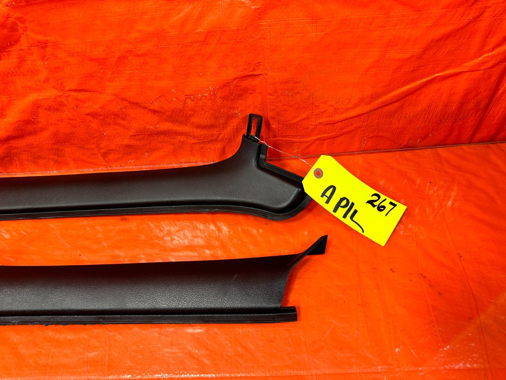 90 97 MAZDA MX 5 MIATA   LEFT & RIGHT A PILLARS   BLACK   OEM FACTORY #2675