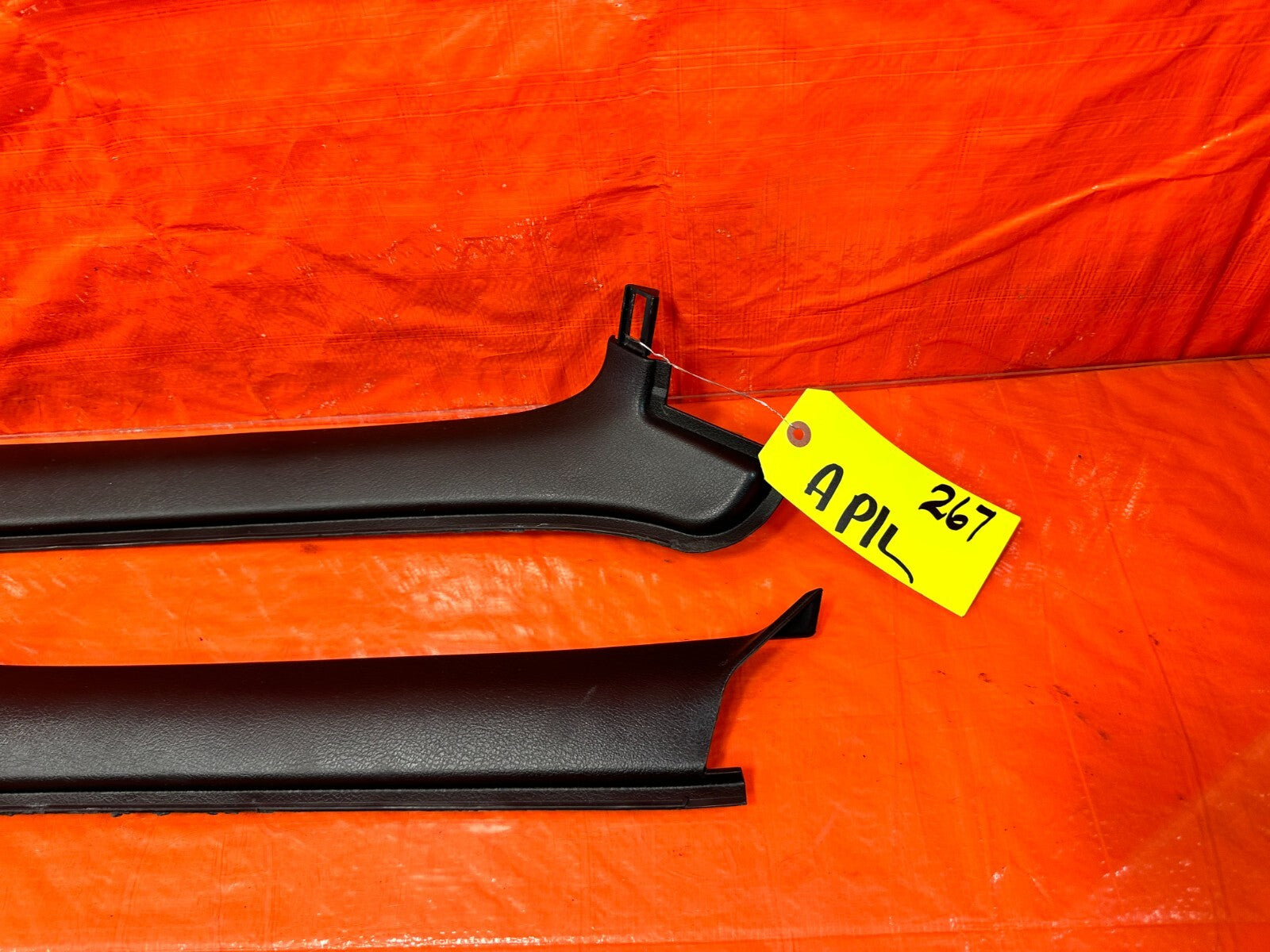 90 97 MAZDA MX 5 MIATA   LEFT & RIGHT A PILLARS   BLACK   OEM FACTORY #2675
