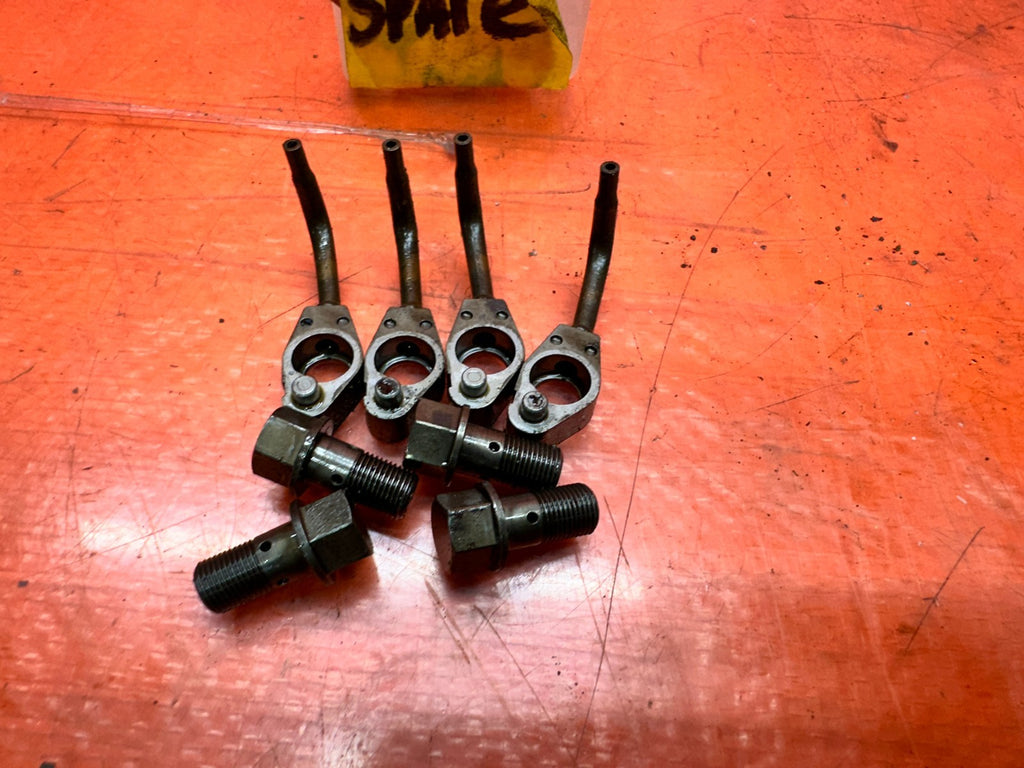 00 03 HONDA S2000 AP1 2.0L F20C ENGINE BLOCK PISTON OIL SQUIRTERS JETS OEM #3379