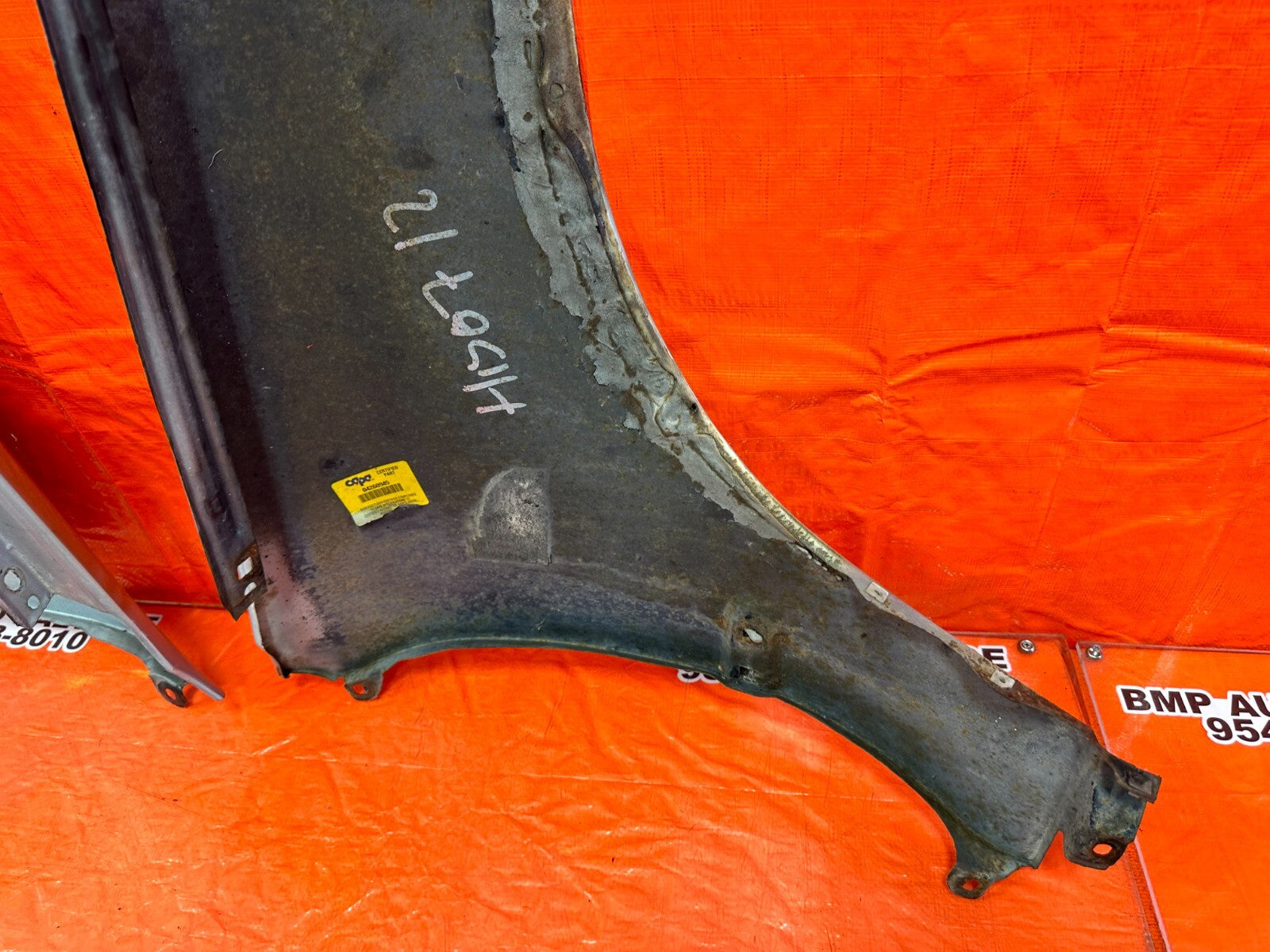 92 95 HONDA CIVIC   2D COUPE   LEFT & RIGHT FENDERS   CUSTOM WORK DONE   OEM 25717
