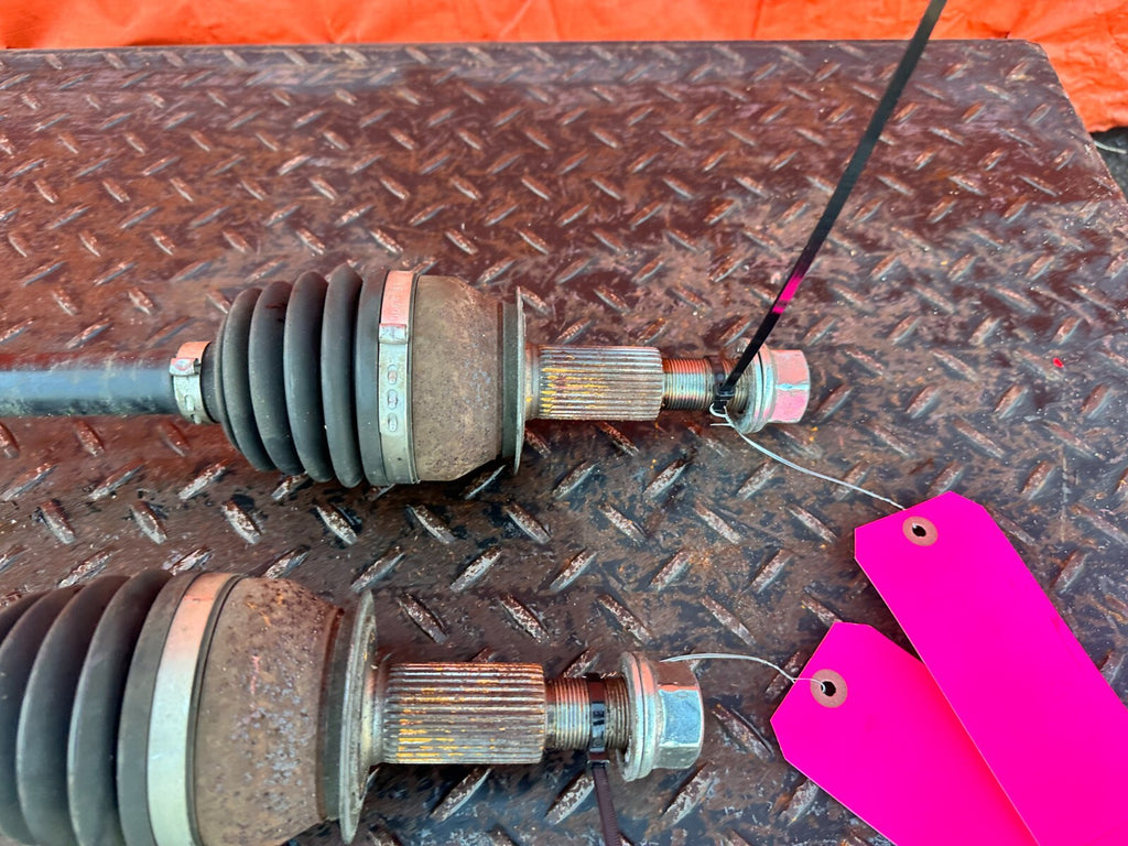 08 15 INFINITI G37 & Q60   LEFT & RIGHT   MANUAL STICK SHIFT AXLES   OEM #2783
