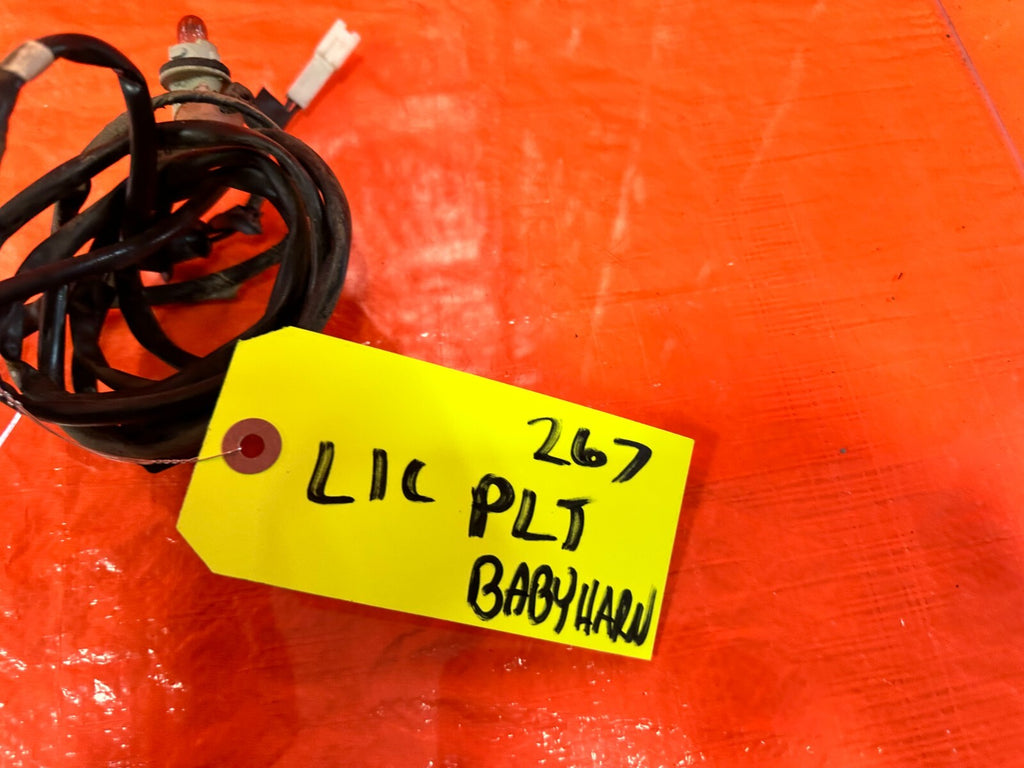 90 93 MAZDA MX 5 MIATA   LICENSE PLATE LIGHT LAMP HARNESS   OEM FACTORY #2678