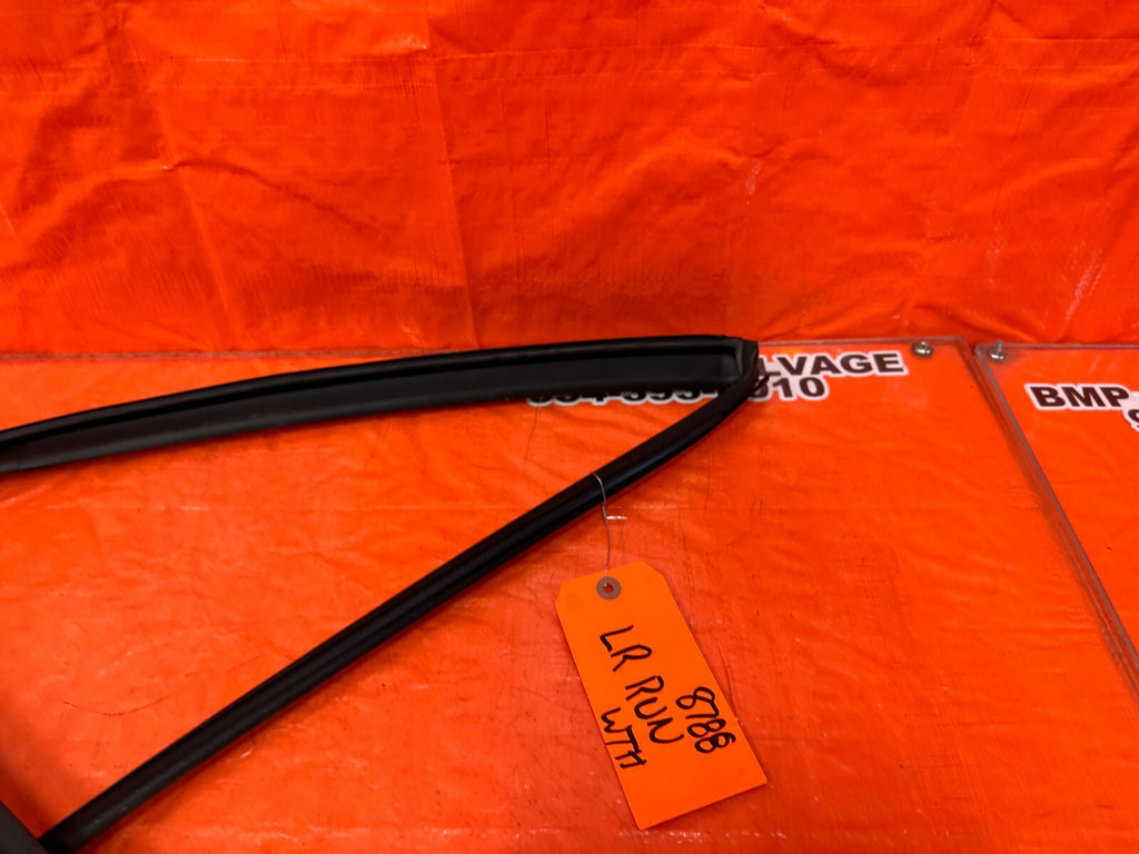 14 17 INFINITI Q50   DRIVER LEFT REAR WINDOW GLASS RUN CHANNEL OEM FACTORY 87883