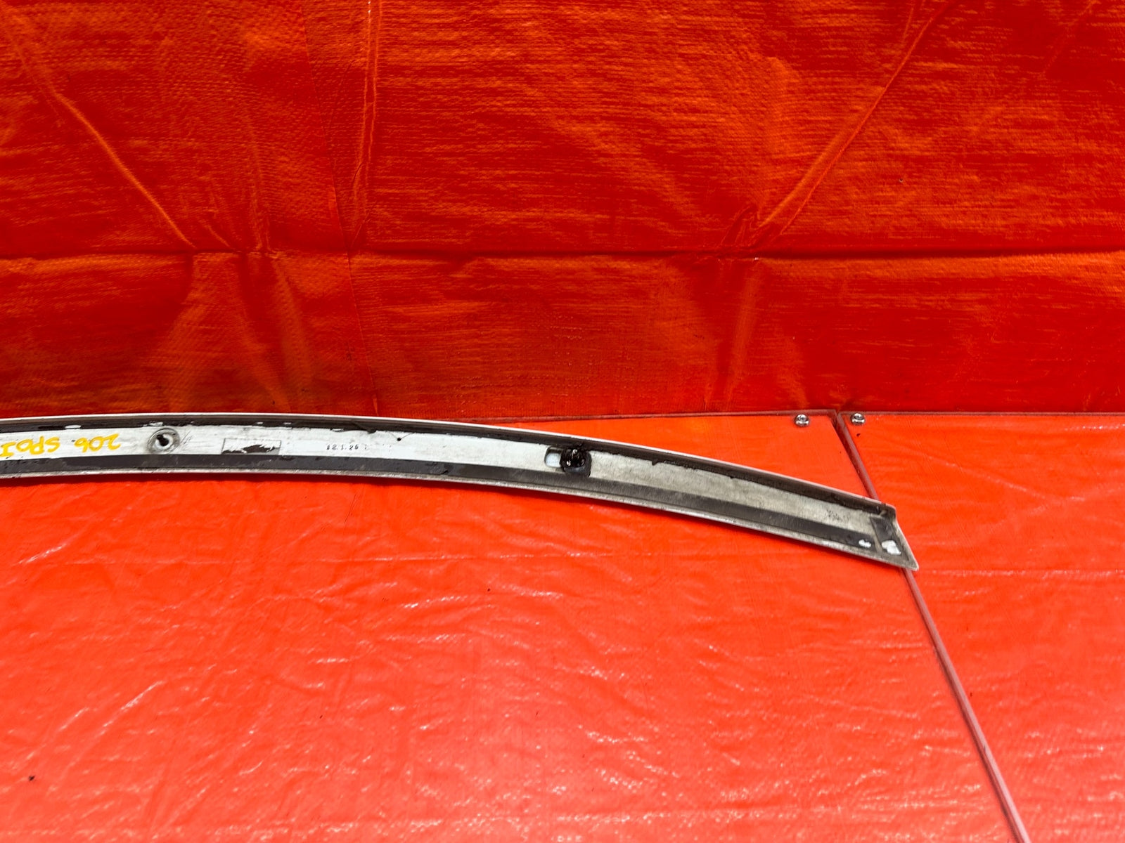 08 15 LANCER EVOLUTION X EVO 10   REAR TRUNK FLUSH DECKLID SPOILER WING OEM #20610