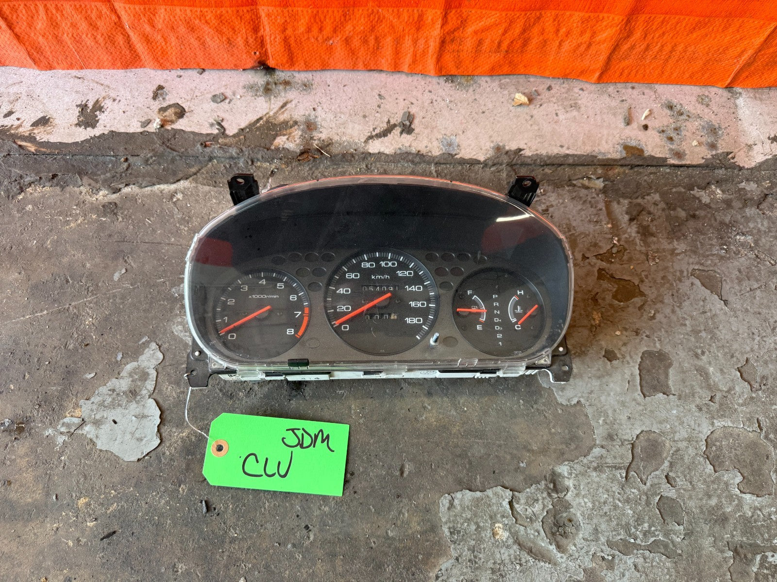 96 00 HONDA CIVIC   JDM   AUTOMATIC INSTRUMENT GAUGE CLUSTER   SI TYPE R EK9 VTI0