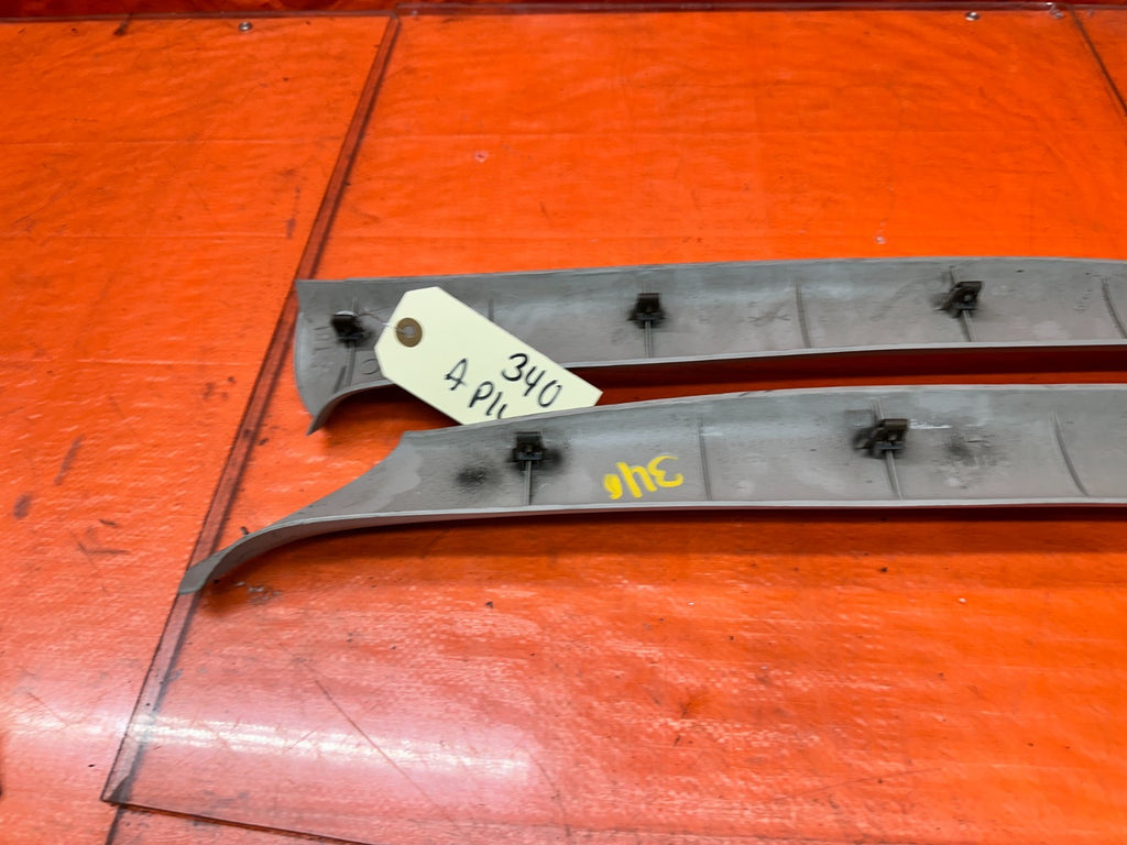 94-01 ACURA INTEGRA 4D SEDAN FRONT WINDSHIELD A PILLAR TRIM PANELS PAIR #34020