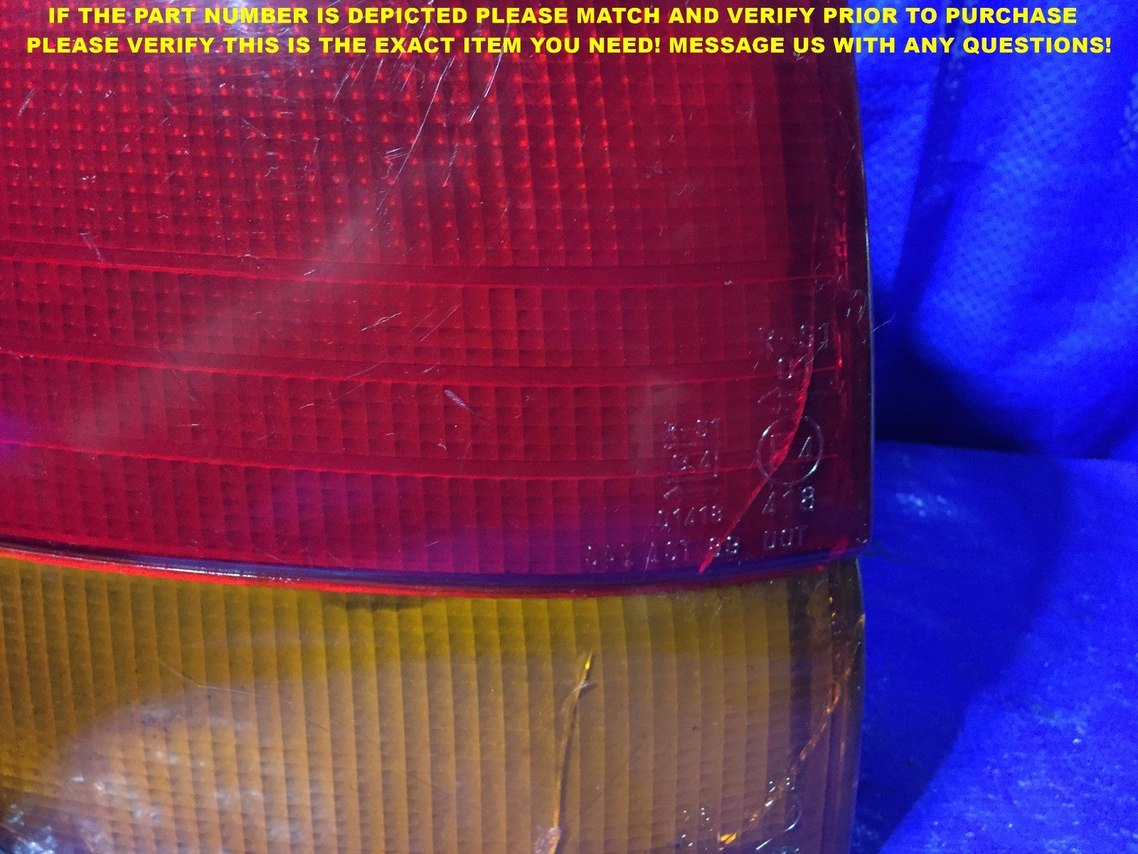 OEM 1992 1993 1994 1995 MITSUBISHI EXPO DRIVER LEFT TAIL LIGHT L IMPERFECTIONS2