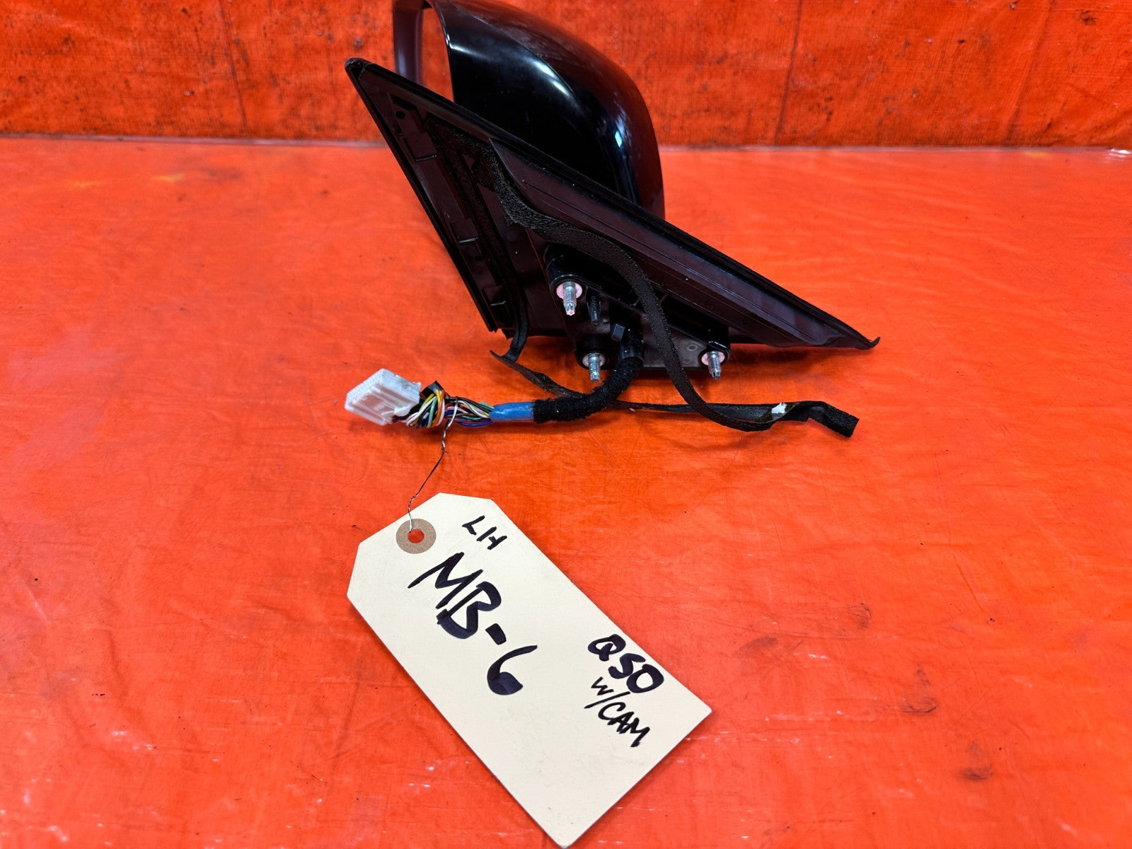 14 24 INFINITI Q50   LEFT SIDE VIEW MIRROR   FULLY LOADED W/ CAMERA   20 WIRE ##2