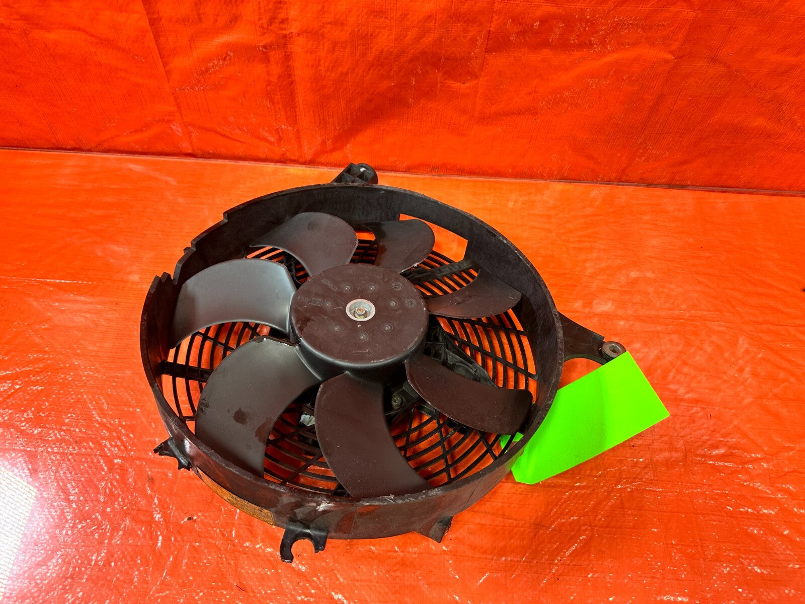 03 06 LANCER EVOLUTION VIII 8 EVO IX 9   7 BLADE RADIATOR COOLING FAN  OEM #EVO913