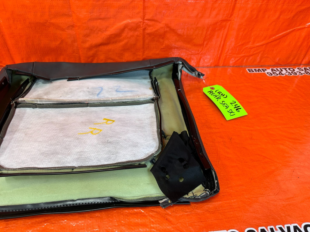 98 01 ACURA INTEGRA 2D GRAY RIGHT LOWER UPPER SEAT LEATHER SKIN OEM 24613