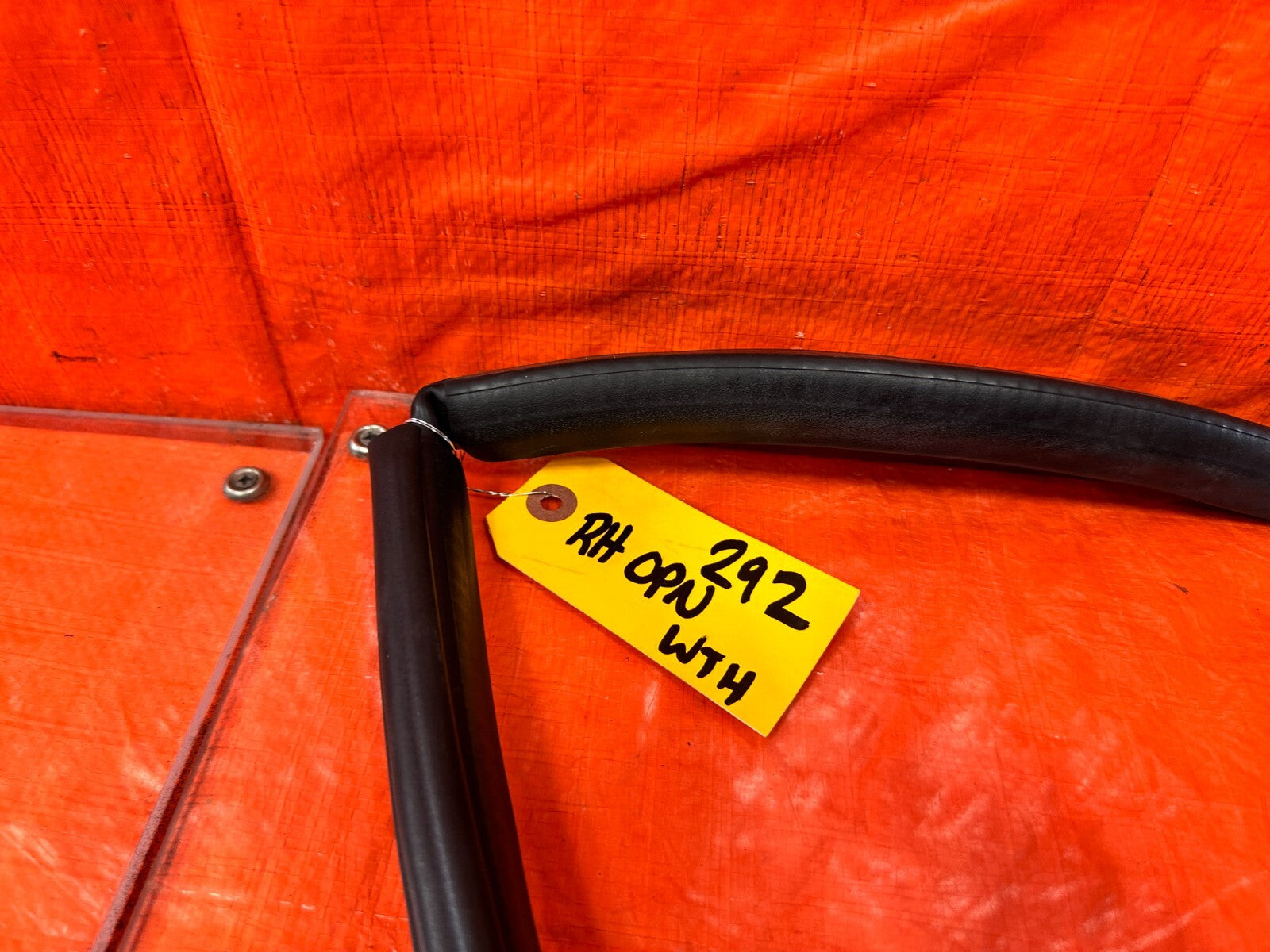 13 20 SUBARU BRZ   CHASSIS TO DOOR OPEN TRIM RUBBER STRIP RIGHT FRONT OEM #2921