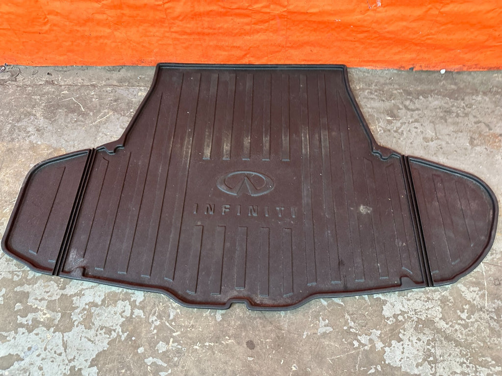14 20 INFINITI Q50   ALL SEASON / WEATHER   REAR TRUNK MAT LINER LINING OEM #2158