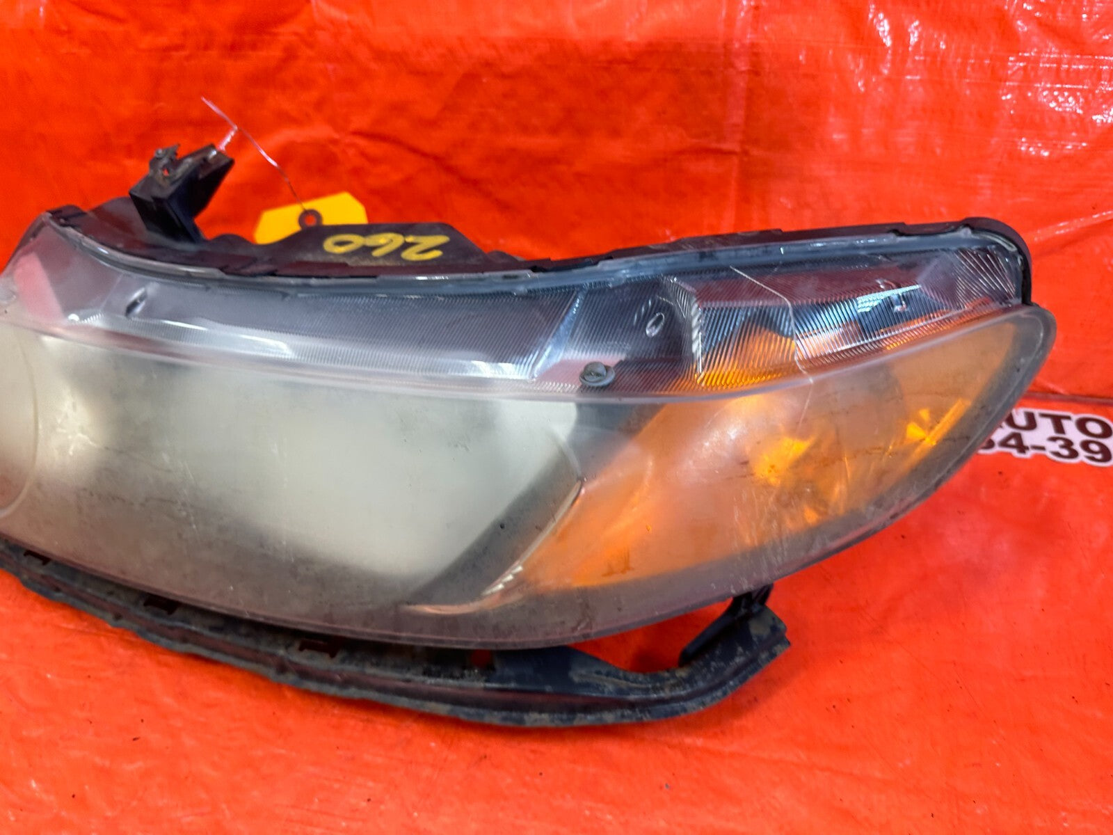 06 08 HONDA CIVIC SEDAN   DRIVER LEFT HEADLIGHT HEADLAMP   OEM FACTORY #2604