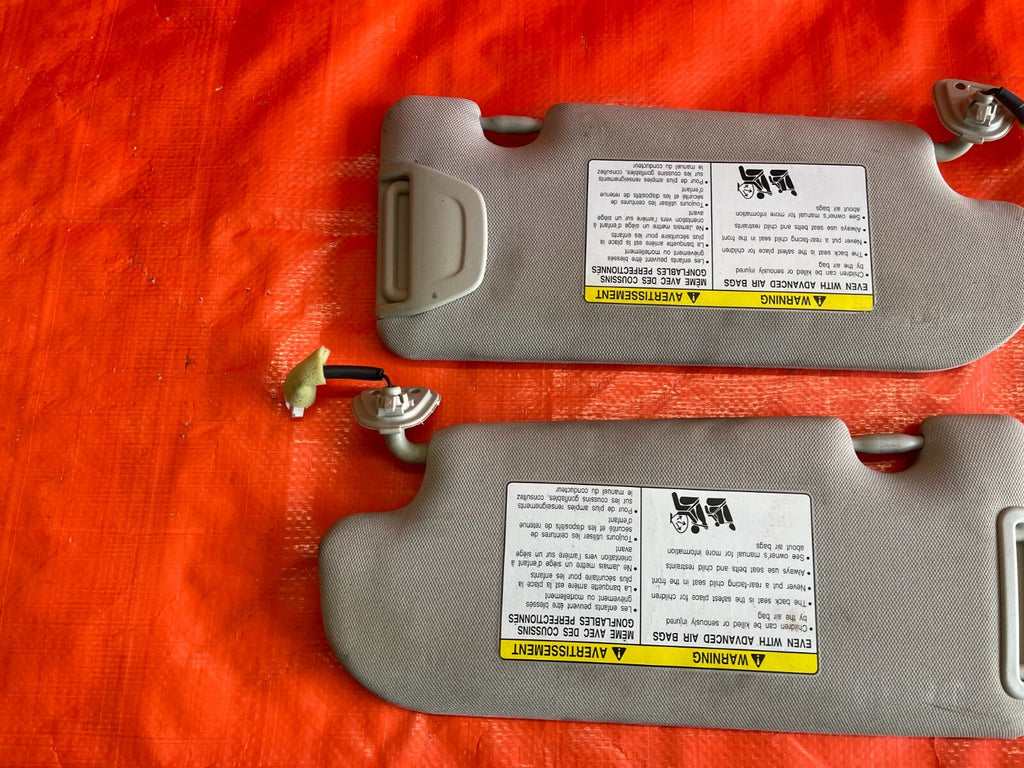 09 13 INFINITI   G37 2D COUPE   ILLUMINUATED   SUN VISOR SET VISORS LEFT RIGHT3