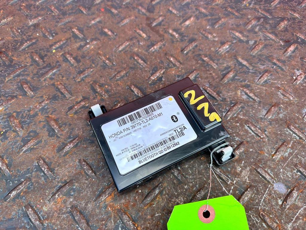 09 10 ACURA TSX   BLUETOOTH COMMUNICATION UNIT COMPUTER MODULE 39770 TL2 A012
